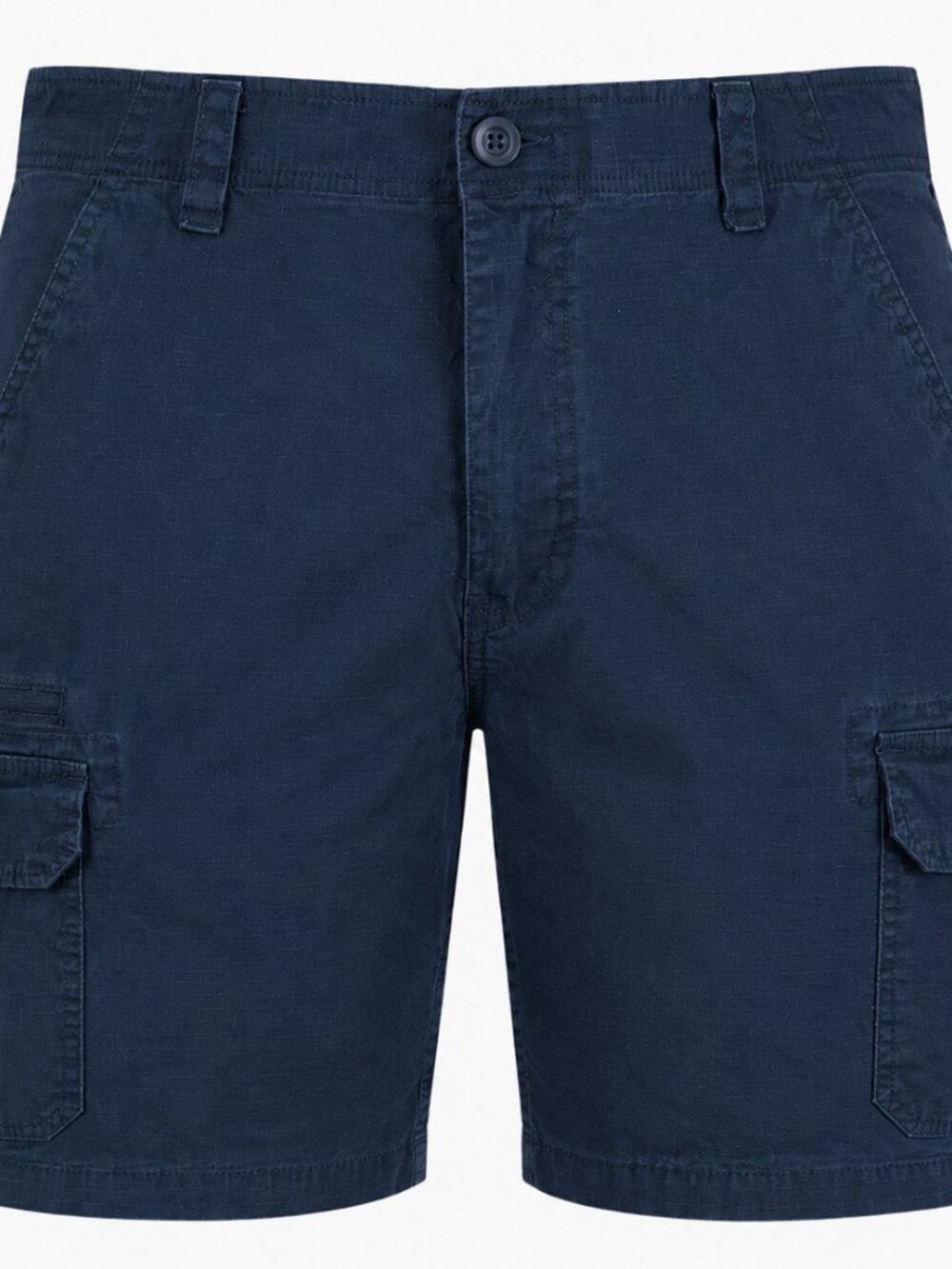 WearFirst Navy Cargo Shorts Men's Size 36 Ripstop Cotton Stretch Utility Outdoor